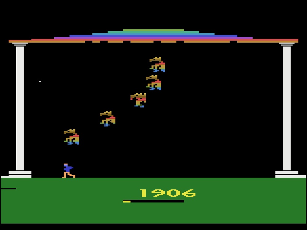 Gameplay of No Escape for Atari 2600